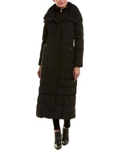 Cole Haan Women's Taffeta Quilted Long Down Coat | Coats & Outerwear