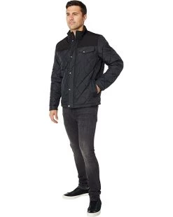 Cole Haan 28" Tonal Mix Media Diamond with Faux Sherpa Lining | Coats & Outerwear -Nine West Shop 61MpFqxelsL. AC SR736920