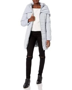 Cole Haan Women's Shawl Collar Taffeta Down Coat | Coats & Outerwear -Nine West Shop 61QPDVYKcUL. AC SR736920