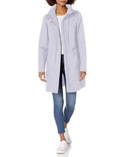 Cole Haan Women's Packable Hooded Rain Jacket with Bow | Coats & Outerwear -Nine West Shop 61RLUglM6WL. AC SR736920