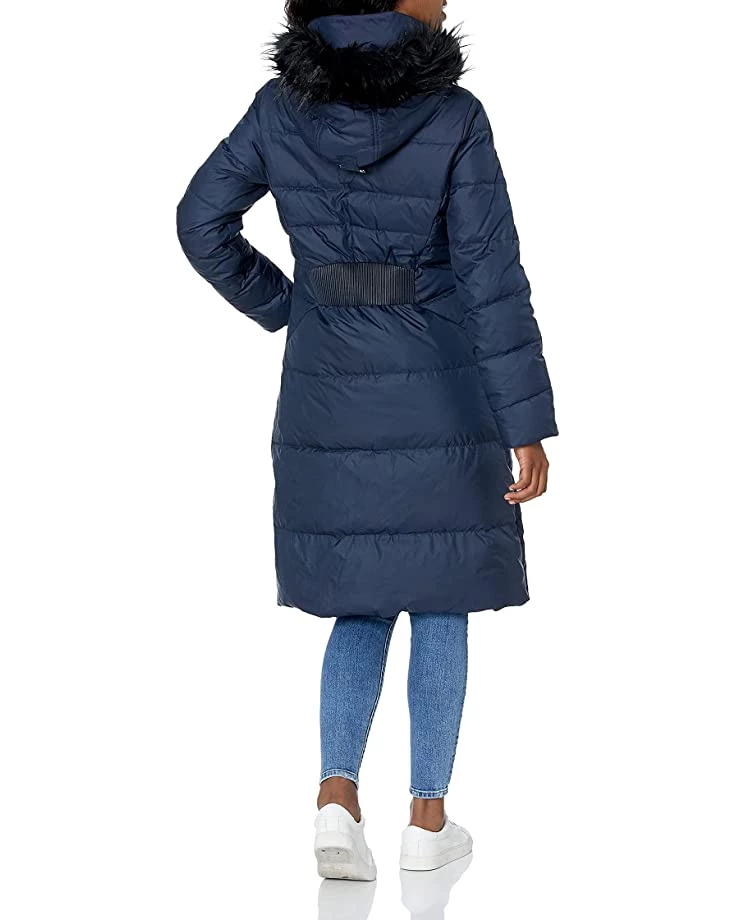 Cole Haan Women's Essential Down Coat with Fur Trim Hood | Coats & Outerwear 2 Cole Haan Women's Essential Down Coat with Fur Trim Hood | Coats & Outerwear - Image 2
