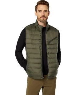 Cole Haan Zip Front Quilted Vest | Coats & Outerwear