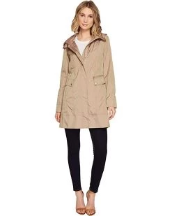 Cole Haan 34 1/2" Single Breasted Rain Jacket with Removable Hood | Coats & Outerwear -Nine West Shop 71I o6z24FL. AC SR736920