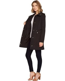 Cole Haan 34 1/2" Single Breasted Rain Jacket with Removable Hood | Coats & Outerwear -Nine West Shop 71Ipu BfcDL. AC SR736920