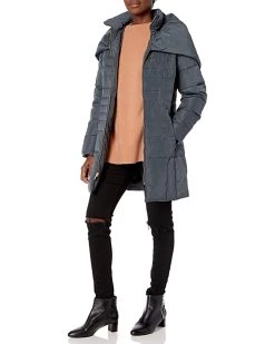 Cole Haan Women's Shawl Collar Taffeta Down Coat | Coats & Outerwear -Nine West Shop 71U5J9k12cL. AC SR736920