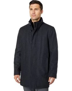 Cole Haan 34" Melton Wool Car Coat with Bib | Coats & Outerwear 9 Cole Haan 34" Melton Wool Car Coat with Bib | Coats & Outerwear -Nine West Shop 71oGt416JsL. AC SR736920