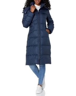 Cole Haan Women's Essential Down Coat with Fur Trim Hood | Coats & Outerwear
