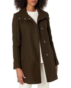 Cole Haan Women's Wool Twill Topper | Coats & Outerwear