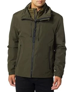 Cole Haan Mens Zip Front Jacket With Hood and Removable Liner Jacket | Coats & Outerwear -Nine West Shop 81TJuOzsUtL. AC SR736920