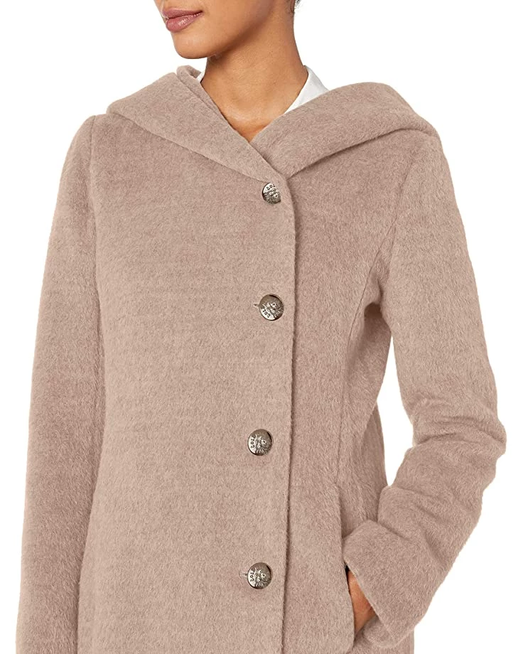 Cole Haan Women's Alpaca Blend Dropped Shoulder Coat | Coats & Outerwear 3 Cole Haan Women's Alpaca Blend Dropped Shoulder Coat | Coats & Outerwear - Image 3